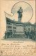 Ansichtskarte Saarbrücken Bismarckdenkmal 1899 Cöln-DEUTZ (Ankunftsstempel) - Saarbrücken