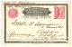 Venezuela 1909 10c Used UPU Postal Stationery Card From Caracas Via New York To Breesen Germany - Venezuela