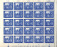 All. Besetzung Gemeinschaftsausgabe 1947 - Mi.Nr. 965 + 966 - Postfrisch MNH - Komplette Bögen - Nuevos