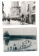 Lot De 2 Photos Avec Inscription Marsillargues Au Verso , Taureaux Camargue Pour Arenes , Manade Et Gardian 10x15 Cm - Otros & Sin Clasificación