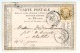 CARTE PRECURSEUR Envoi De ? De NEVERS 58 Pour Fabrique De Biscuits DEDRON Et CHAUVIN à CHABLIS Ambulant PARIS A AUXERRE - 1849-1876: Periodo Clásico