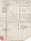 Delcampe - LETTRE. 14 BRUMAIRE AN 14. PARIS. LITIGE N° 3871. BUREAU DE CORRESPONDANCE NATIONALE ET ETRANGERE - 1801-1848: Precursors XIX