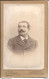 Photo Originale Format Carte De Visite - Portrait Homme - Par Photographe J. Jean  - Montpellier - Anonieme Personen