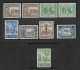 JAMAICA 1945 - 1946 NEW CONSTITUTION SET + PERFORATION VARIETIES SG 134/140 LIGHTLY MOUNTED MINT Cat £48+ - Giamaica (...-1961)