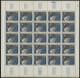 N° 1364 E. MANET Tableau, Feuille Complète De 25 Ex. Neufs ** (MNH) Cote 87.5 € - Full Sheets