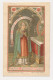 H.PRENTJE , IMAGE PIEUSE.  == SANCTUS ALHONSUS DE LIGORIA    +-   11 X 7 CM.     ZIE AFBEELDINGEN. - Devotieprenten