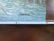 Delcampe - Tableau Gouache  Sur Toile Au Couteau Signé Florence - Vue De Port 120 X 60 Cm - Waterverf