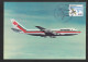 Portugal Avion TAP Air Portugal Carte Postale Maximum 1982 Airplane Airline QSL Postcard Maxicard - Aviones