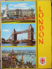 ENGLAND UK UNITED KINGDOM LONDON BIG BEN TOWER BRIDGE BUCKINGHAM PALACE POSTCARD CARTE POSTALE CARTOLINA CARD POSTKARTE - Houses Of Parliament