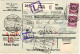 DR 1925, 2x100+rs. Paar 30 Pf. Auf Paketkarte V. Erlbach I. Vogtland N. Norwegen - Covers & Documents
