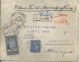 Frankreich 1932, 1+3 Fr. Auf Wert Brief V. Paris N. Leipzig. "Gepr. Köln". #1954 - Autres & Non Classés