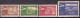 Yugoslavia 1951 - Airmail - Mi 689-692 - MNH**VF - Unused Stamps