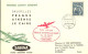 Aérophilatélie-1ère Liaison PRAGUE-ATHENES-LE CAIRE 14.10.1957 Par Sabena-Cachet De Prague Du 14.10.57 - Primi Voli