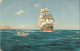 "Th. Somerscales. Off Valparaiso". Fine Art, Painting, Stengel Postcard # 29255 - Paintings