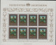 LIECHTENSTEIN - KLEINBOGEN 1985 GEMÄLDE Mi 881-883 MNH / L - Blocchi & Fogli