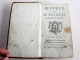 OEUVRES DE M. BOILEAU DESPREAUX 1775 - ANCIEN LIVRE DE LITTERATURE XVIIIe SIECLE (2204.5) - 1701-1800