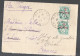 Meouinez (Maroc)  Jolie Paire Du 5 C   Type Blanc Avec Sucrharge Rouge 5 CENTIMOS 1911  (PPP47278) - Morocco (1956-...)