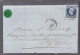 Un  Timbre  Napoléon III   N°  14   20 C Bleu  Foncé   Sur Lettre  Départ Bayonne    1856    Destination  Paris - 1849-1876: Periodo Classico