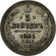 Russie, Nicholas II, 5 Kopeks, 1901, Saint-Pétersbourg, Argent, TTB, KM:19a.1 - Russie