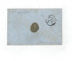 LETTRE DUCHE DE SAVOIE CAD EVIAN POUR LYON 10C + 40C SARDE 1859 SARDAIGNE TB MARGES - 1849-1876: Klassieke Periode