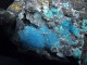 Quartz  "Chalcedony "with Chrysocolle  ( 4 X 4 X 3 Cm) - Manto Tres Gracias Mine - Diego De Almagro - Atacama - Chili. - Minerals