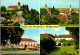 49613 - Burgenland - Bernstein , Burg , Ortsbild , Panorama - Gelaufen  - Oberwart