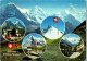 50646 - Schweiz - Bern , Berner Oberland , Mehrbildkarte , Eiger , Mönch , Jungfrau - Gelaufen 1978 - Bern