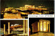 51223 - Griechenland - Athen , Athens , Mehrbildkarte , By Night - Gelaufen 1973 - Griekenland