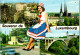 50956 - Luxembourg - Luxemburg , Mehrbildkarte - Gelaufen  - Luxemburg - Town