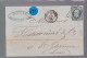 Timbre  Napoléon III N° 14   20 C Bleu  Départ  Boulogne Sur Mer  1855 Destination  St -Etienne - 1849-1876: Periodo Classico