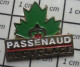 3517 Pin's Pins / Beau Et Rare / MARQUES / FEUILLE D'ERABLE PASSENAUD RECYCLAGE - Markennamen