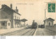 SAINT AUBIN DU JURA LA GARE AVEC TRAIN ENTRANT - Otros & Sin Clasificación