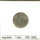 1 DINAR 2002 YOUGOSLAVIE YUGOSLAVIA Pièce #AS619.F.A - Jugoslawien