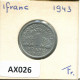 1 FRANC 1943 FRANCE Coin #AX026.U.A - 1 Franc