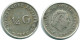 1/4 GULDEN 1967 NETHERLANDS ANTILLES SILVER Colonial Coin #NL11532.4.U.A - Antille Olandesi
