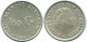 1/10 GULDEN 1963 ANTILLAS NEERLANDESAS PLATA Colonial Moneda #NL12460.3.E.A - Antille Olandesi