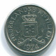 10 CENTS 1974 NETHERLANDS ANTILLES Nickel Colonial Coin #S13528.U.A - Nederlandse Antillen