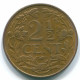 2 1/2 CENT 1956 CURACAO Netherlands Bronze Colonial Coin #S10174.U.A - Curaçao