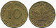 10 PFENNIG 1950 D WEST & UNIFIED GERMANY Coin #AD845.9.U.A - 10 Pfennig