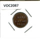 1808 BATAVIA VOC 1/2 DUIT NEERLANDÉS NETHERLANDS INDIES #VOC2087.10.E.A - Indie Olandesi