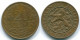 2 1/2 CENT 1956 CURACAO NÉERLANDAIS NETHERLANDS Bronze Colonial Pièce #S10180.F.A - Curaçao