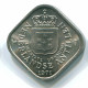 5 CENTS 1971 NIEDERLÄNDISCHE ANTILLEN Nickel Koloniale Münze #S12194.D.A - Netherlands Antilles