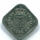 5 CENTS 1982 ANTILLES NÉERLANDAISES Nickel Colonial Pièce #S12357.F.A - Nederlandse Antillen