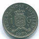 1 GULDEN 1971 ANTILLES NÉERLANDAISES Nickel Colonial Pièce #S11999.F.A - Netherlands Antilles