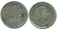1/10 GULDEN 1963 ANTILLAS NEERLANDESAS PLATA Colonial Moneda #NL12617.3.E.A - Antillas Neerlandesas