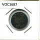 1746 UTRECHT VOC DUIT NETHERLANDS INDIES NEW YORK COLONIAL PENNY #VOC1687.10.U.A - Dutch East Indies