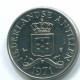 25 CENTS 1971 ANTILLAS NEERLANDESAS Nickel Colonial Moneda #S11493.E.A - Antillas Neerlandesas