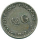 1/4 GULDEN 1947 CURACAO NIEDERLANDE SILBER Koloniale Münze #NL10784.4.D.A - Curaçao