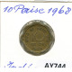 10 PAISE 1968 INDIA Moneda #AY744.E.A - Indien