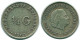 1/4 GULDEN 1963 ANTILLAS NEERLANDESAS PLATA Colonial Moneda #NL11235.4.E.A - Netherlands Antilles